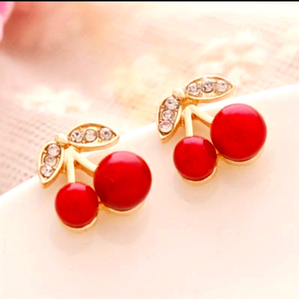 Cherries Stud Earrings